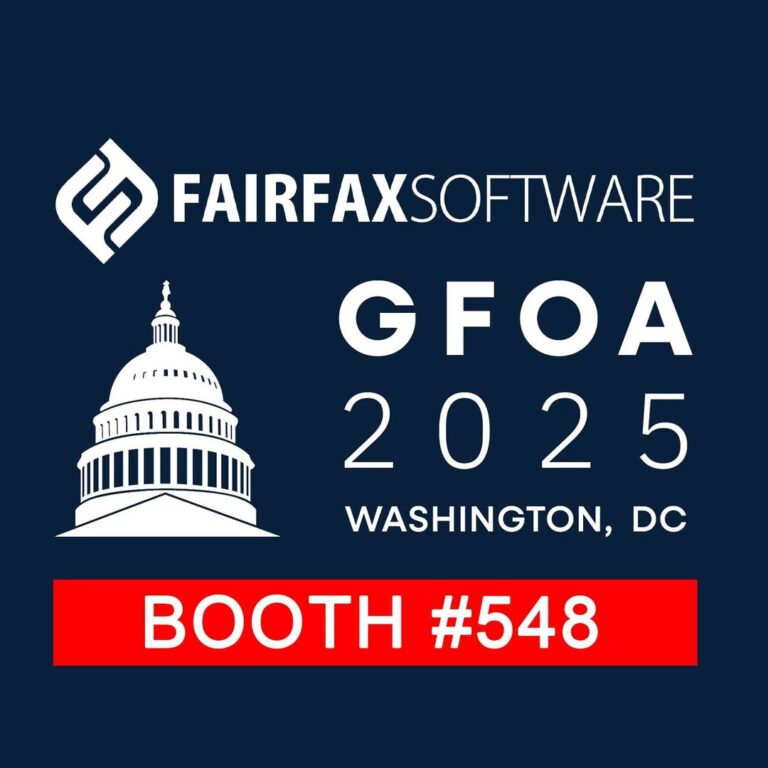 Read more about the article Fairfax Software is Heading to GFOA 2025 – Visit Us at Booth #548!